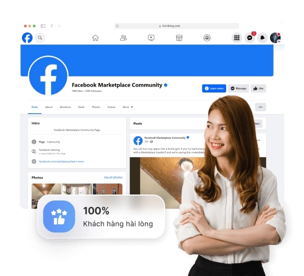 dịch vụ xây dựng fanpage Facebook