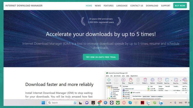 Tải phần mềm IDM từ trang chính thức