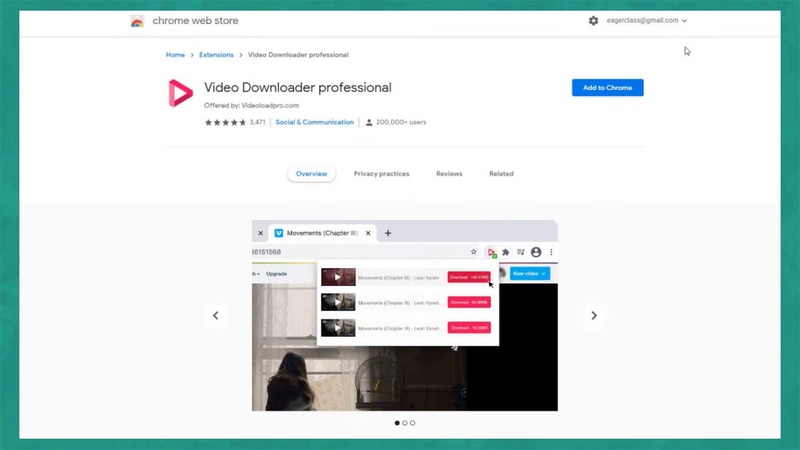 Sử dụng các tiện ích có trên Chrome để tải video về nhanh chóng