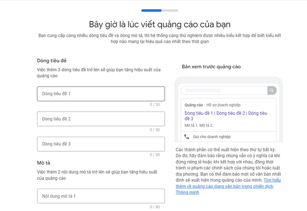 hướng dẫn chạy quảng cáo google