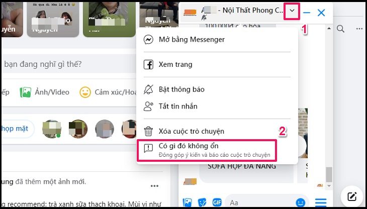 Chặn spam trên messenger